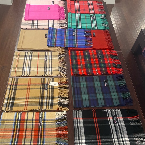 ✨SOLD OUT!✨NEW✨SALE✨UNISEX✨5⭐️ BOUTIQUE CHIC LUXURY 100% CASHMERE CLASSIC SCARF - Picture 5 of 12